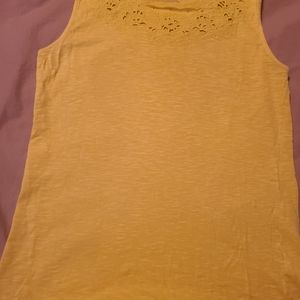 Talbots Sleeveless Yellow Tank XS